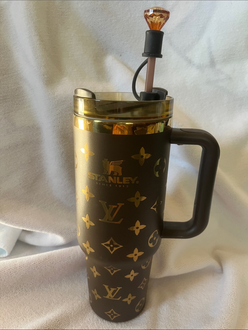 Stanley designer inspired cup with lid & stopper
